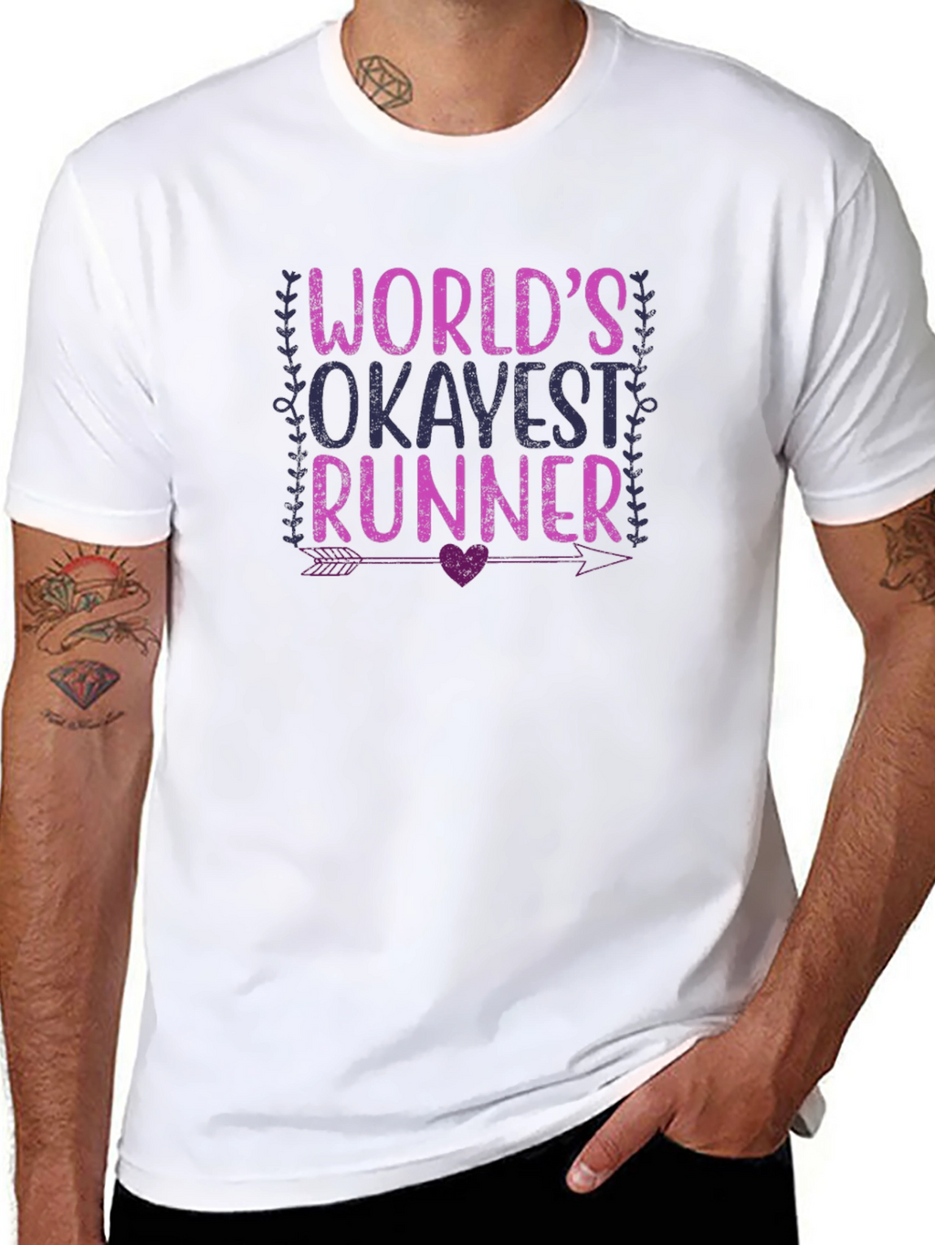 Worlds Okayest Runner Graphic Tee