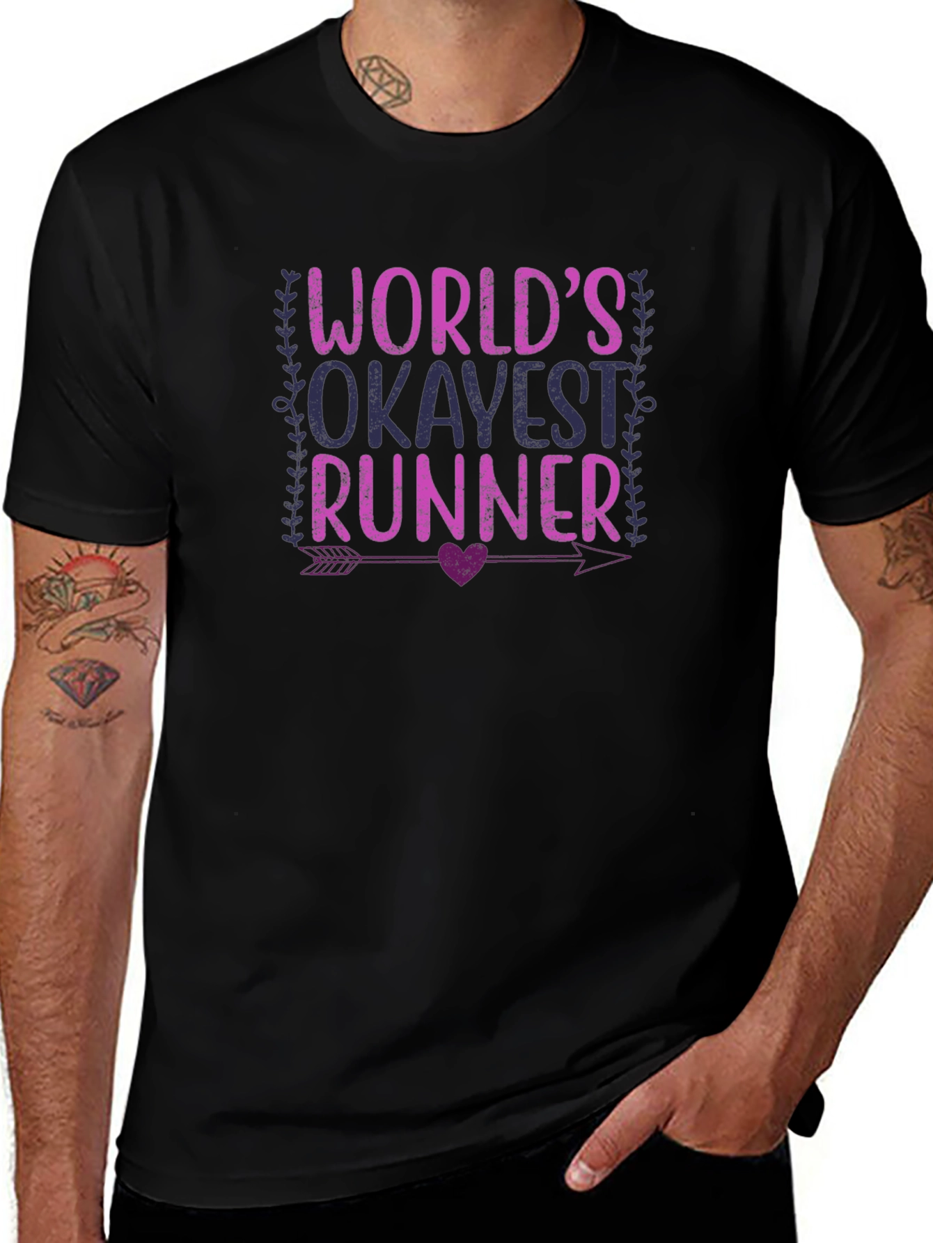 Worlds Okayest Runner Graphic Tee