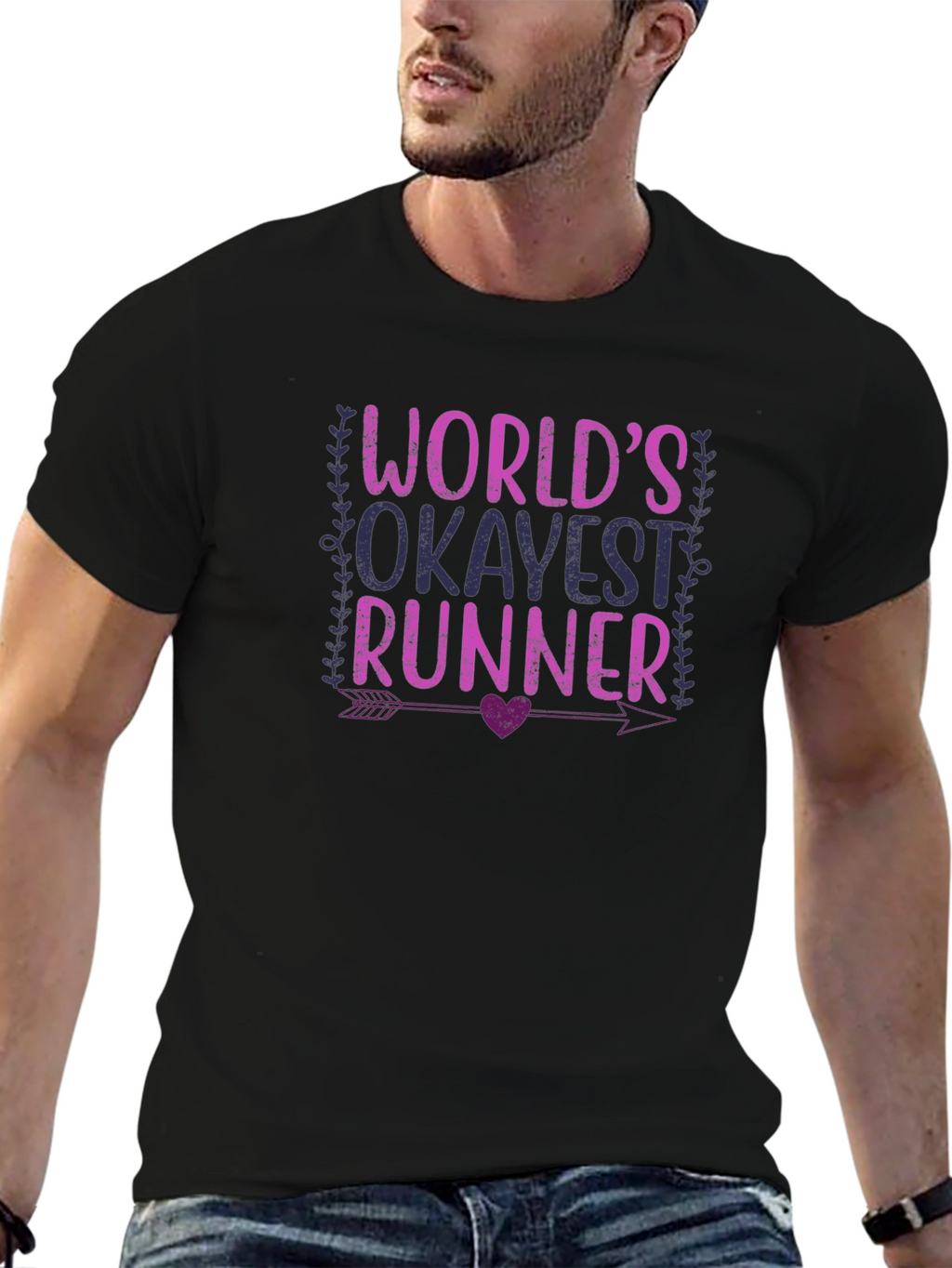 Worlds Okayest Runner Graphic Tee