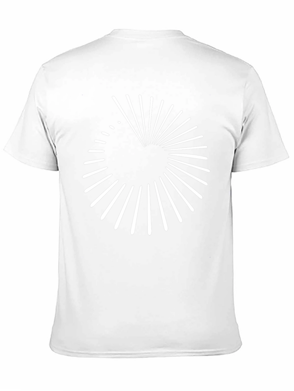 Abstract Graphic Tee - Modern Spiral Design