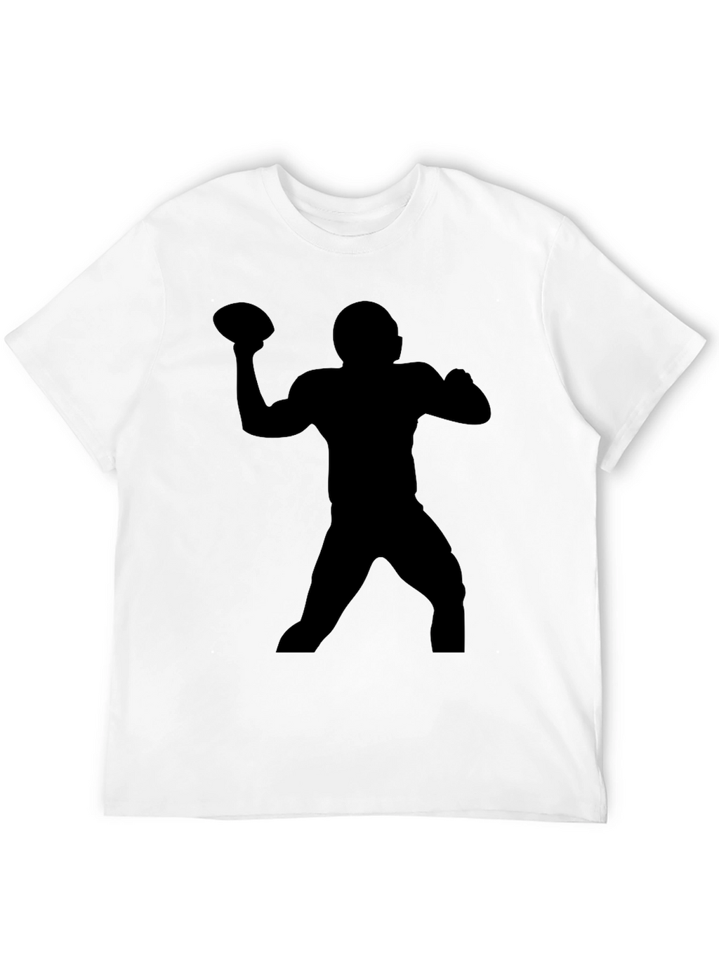 Football Player Silhouette T-Shirt