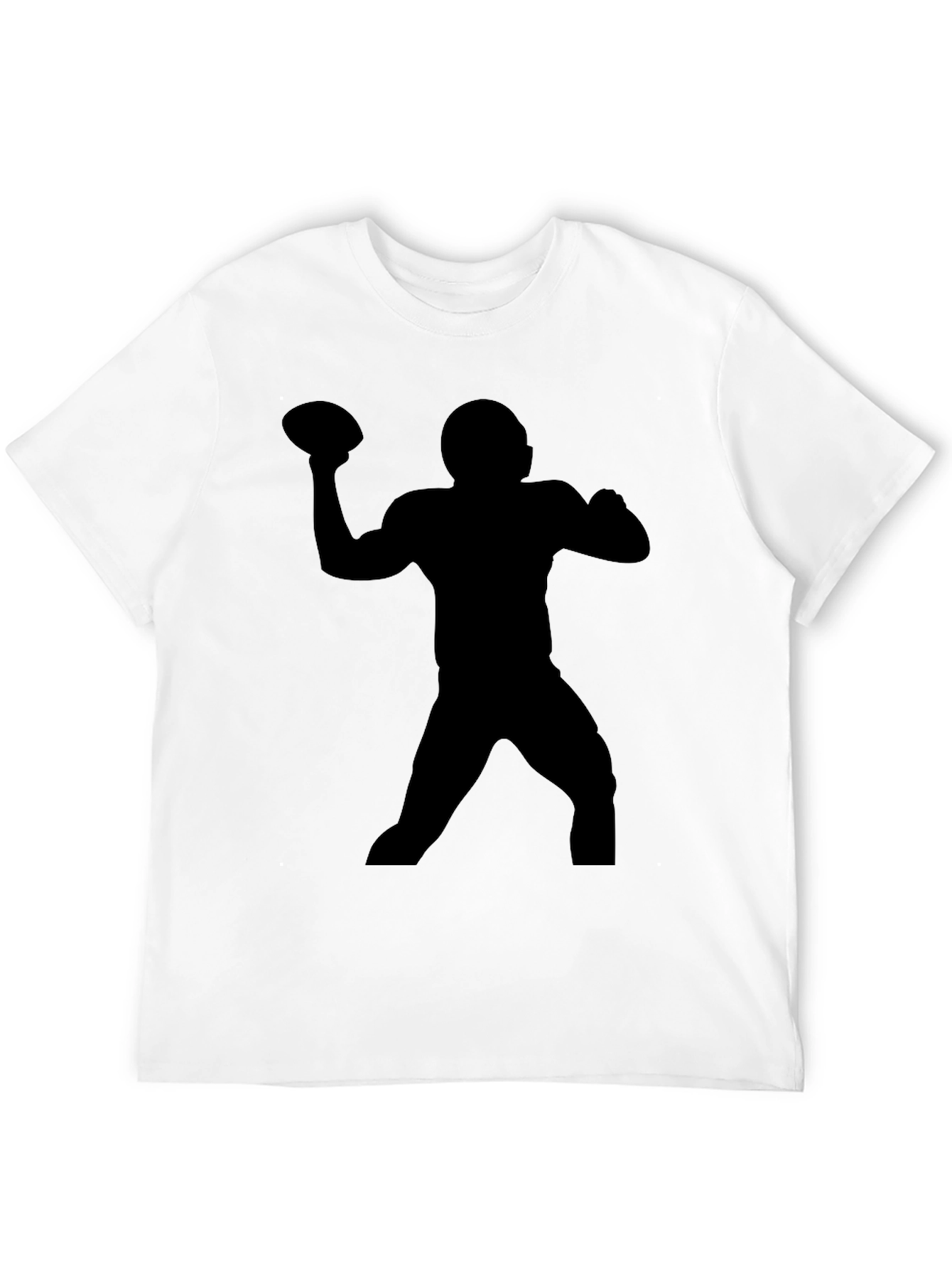 Football Player Silhouette T-Shirt