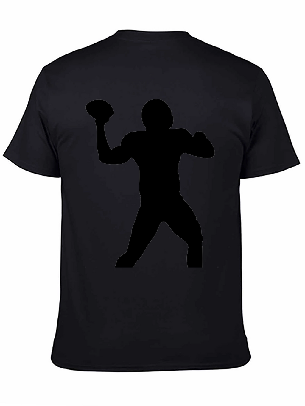 Football Player Silhouette T-Shirt