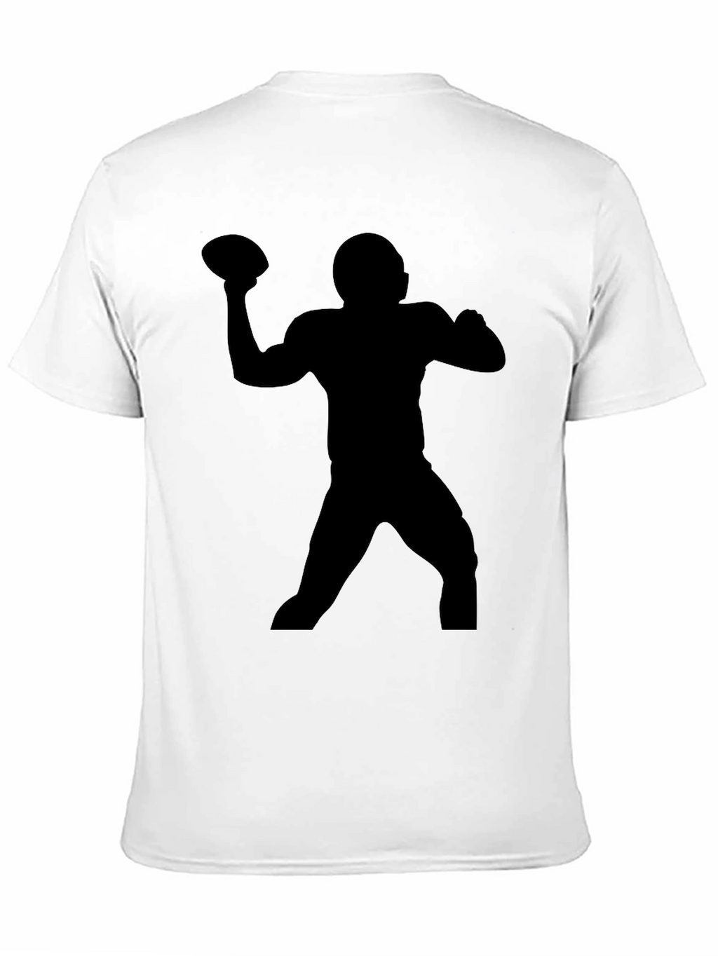Football Player Silhouette T-Shirt