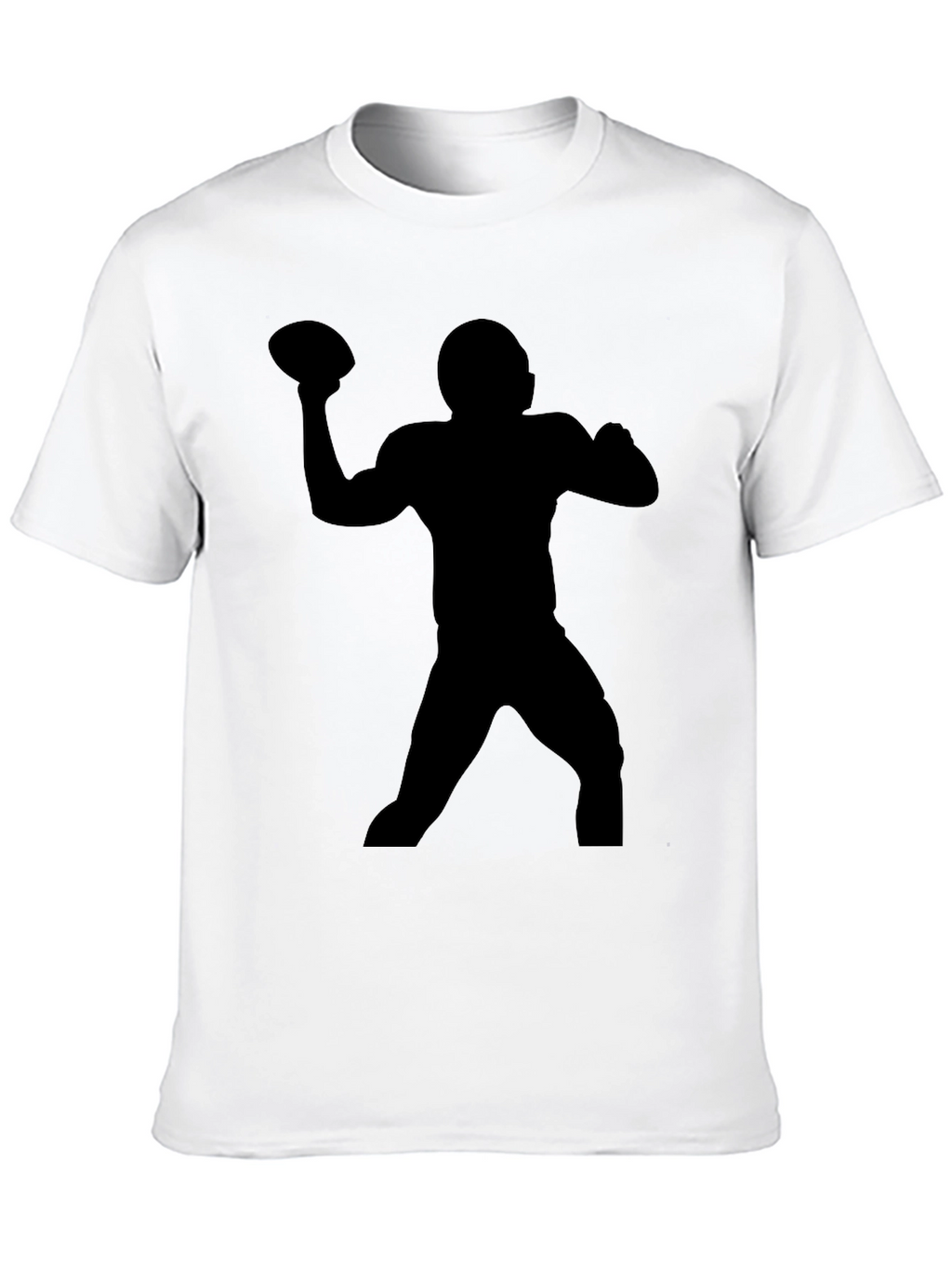 Football Player Silhouette T-Shirt