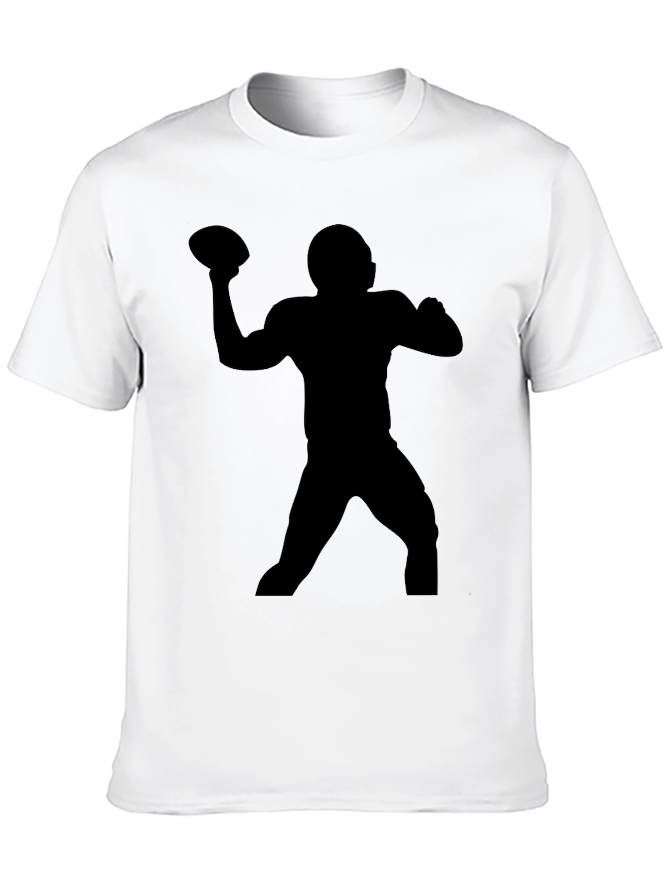 Football Player Silhouette T-Shirt