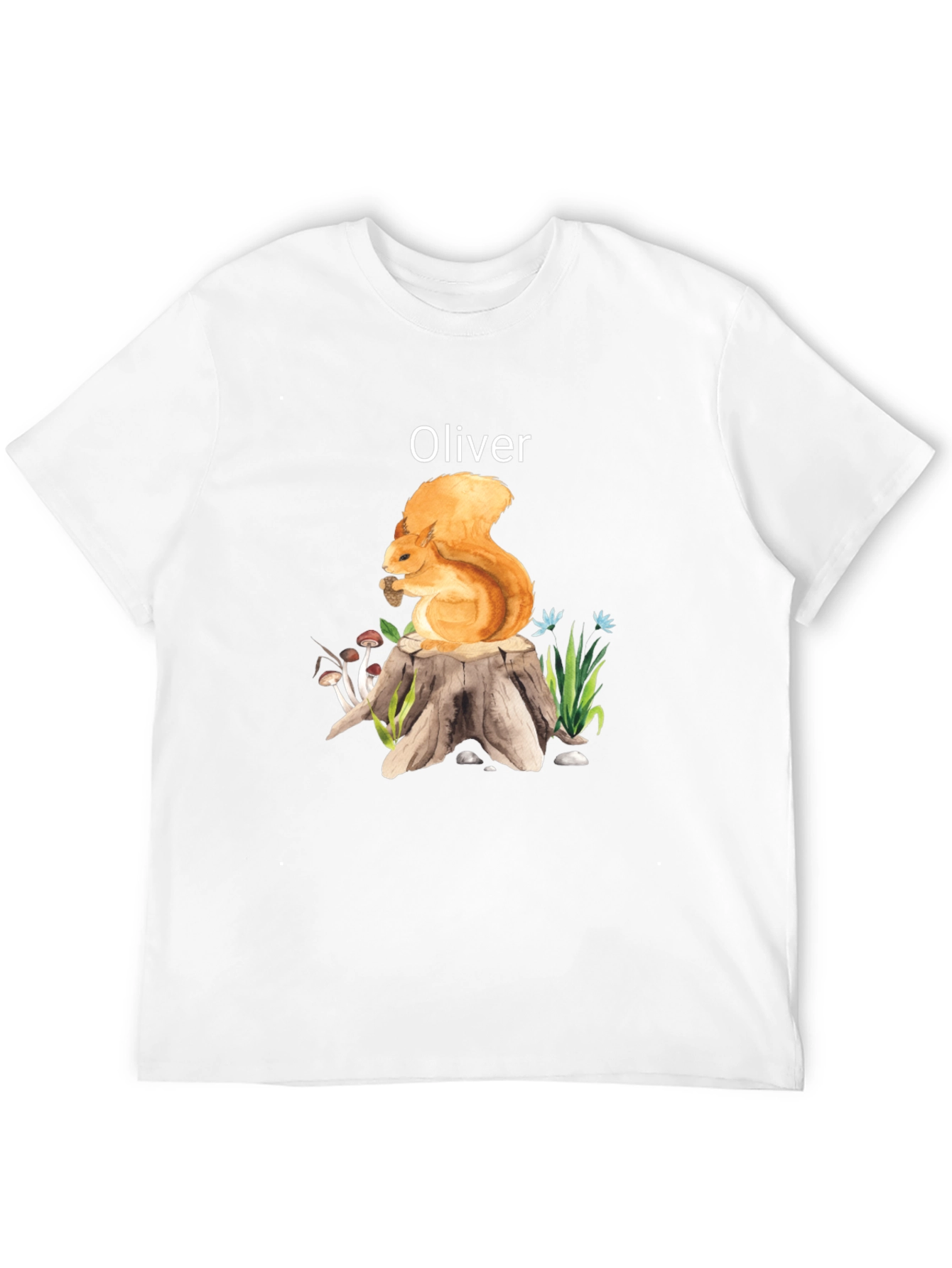 Oliver Squirrel Tee - Nature Lovers Shirt
