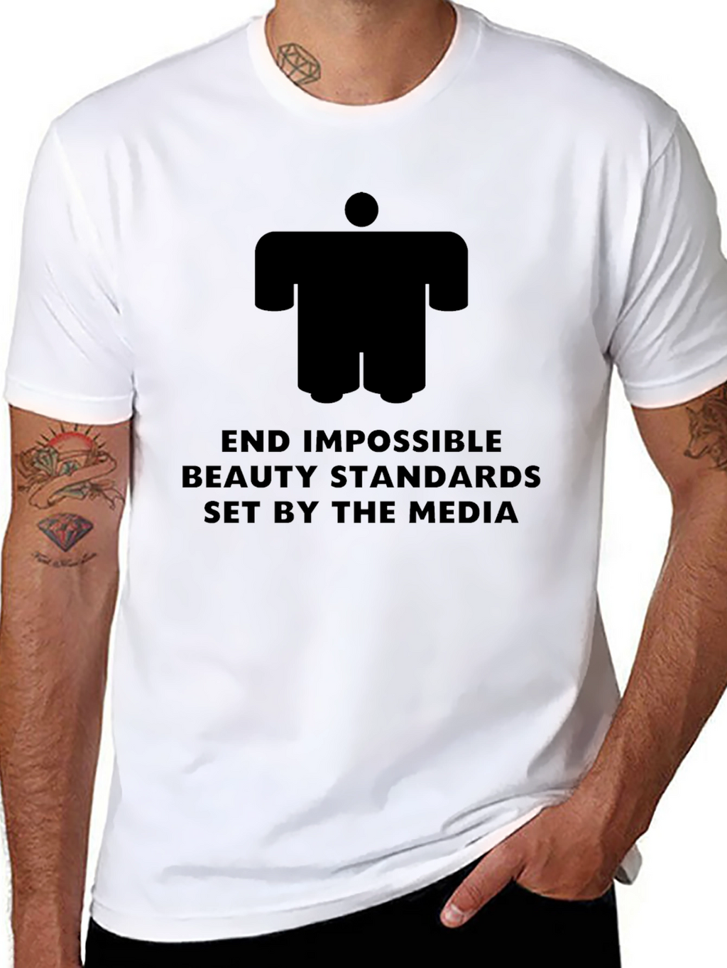 End Impossible Beauty Standards T-Shirt