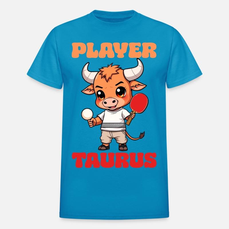 Table Tennis Player Taurus Zodiac Sign Ping-Pong