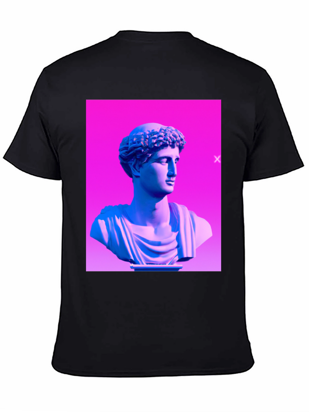 Ancient Bust Graphic Tee - Modern Art T-Shirt