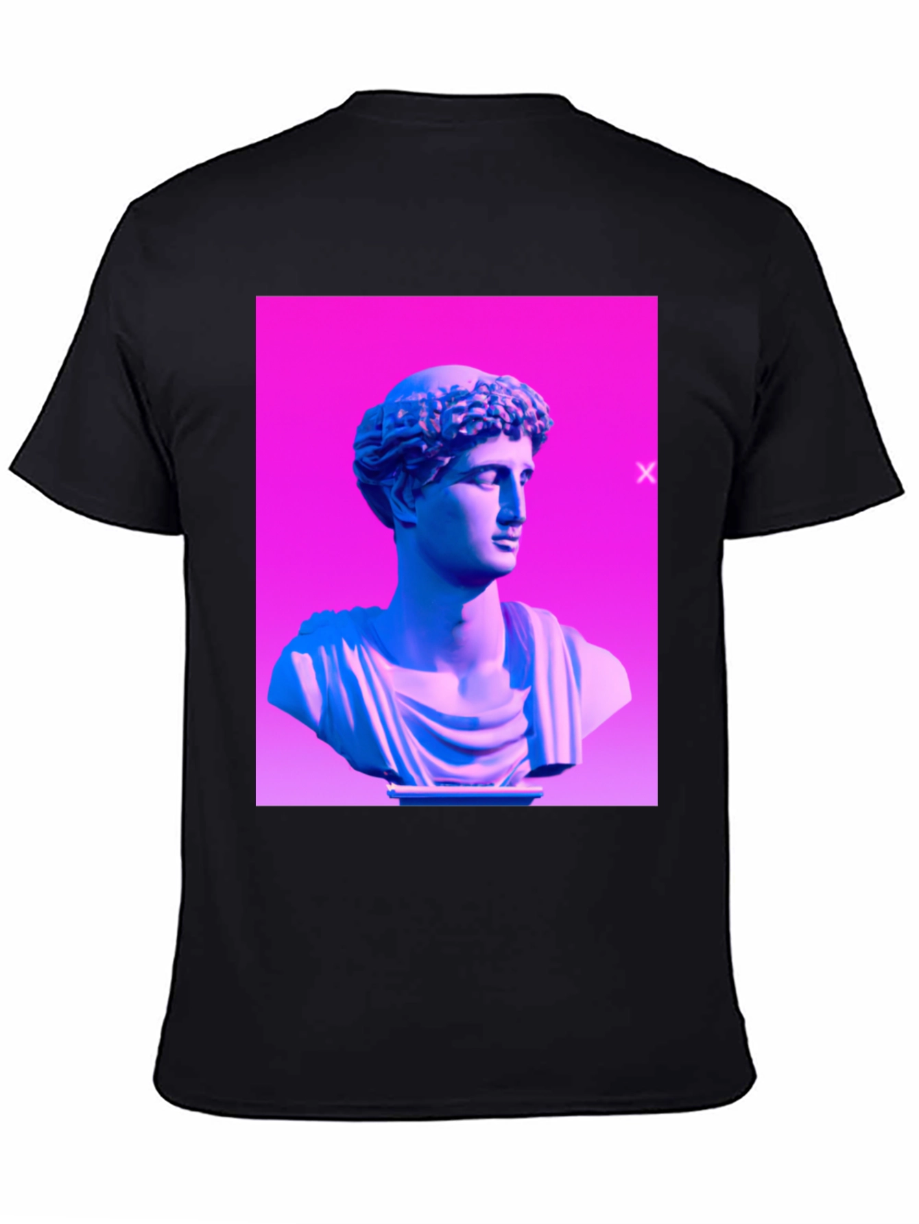 Ancient Bust Graphic Tee - Modern Art T-Shirt