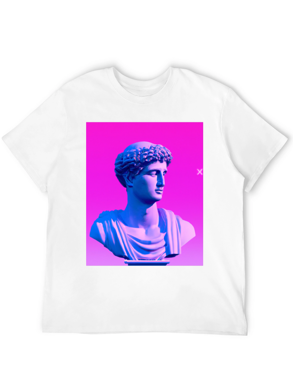 Ancient Bust Graphic Tee - Modern Art T-Shirt