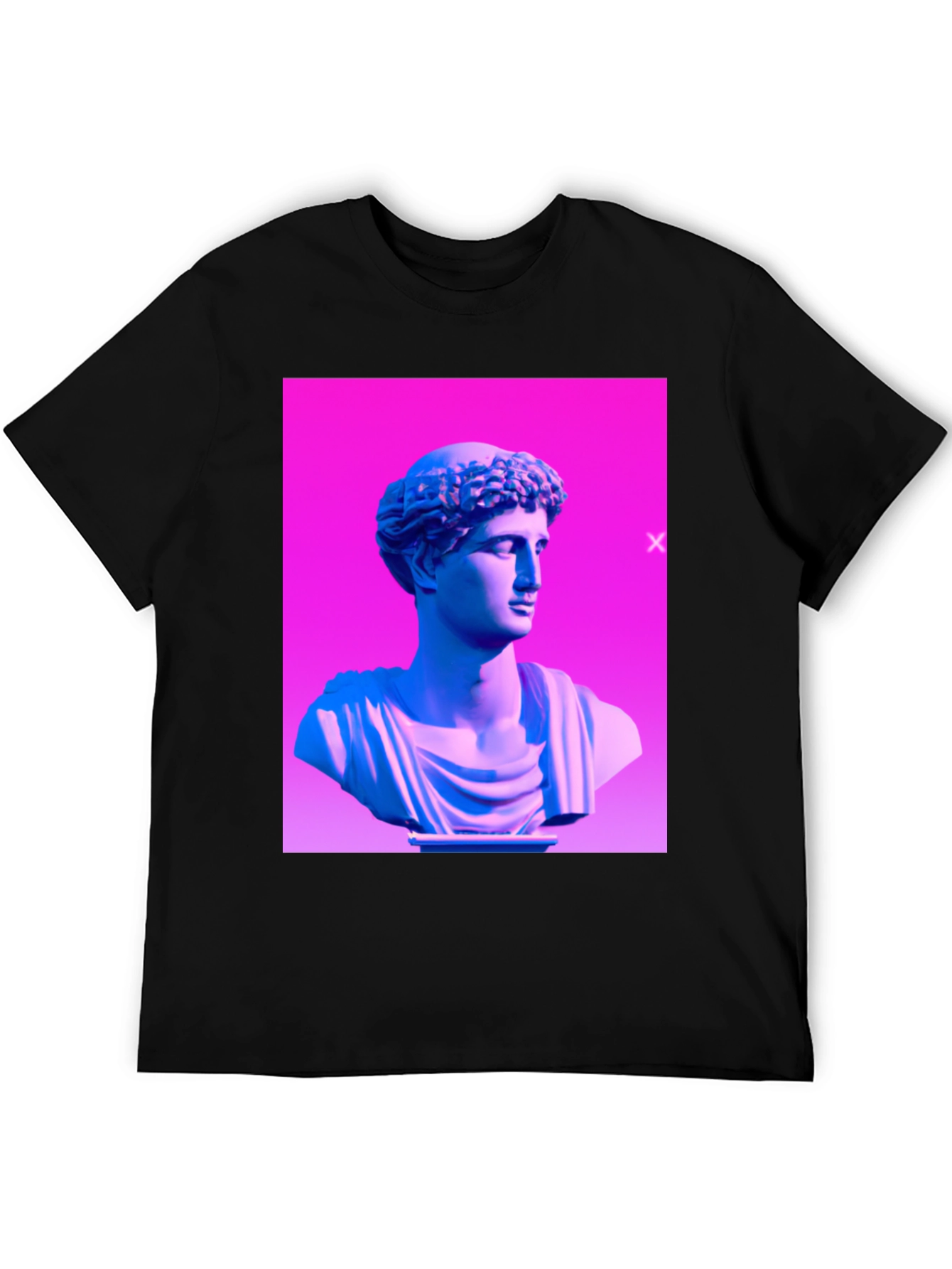 Ancient Bust Graphic Tee - Modern Art T-Shirt