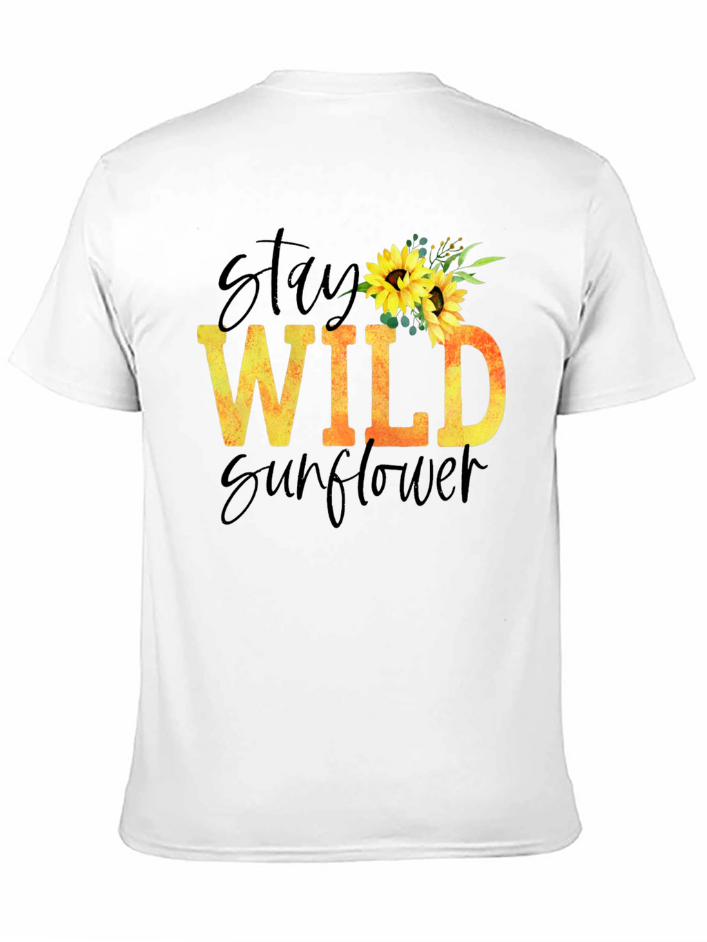 Stay Wild Sunflower Graphic T-Shirt