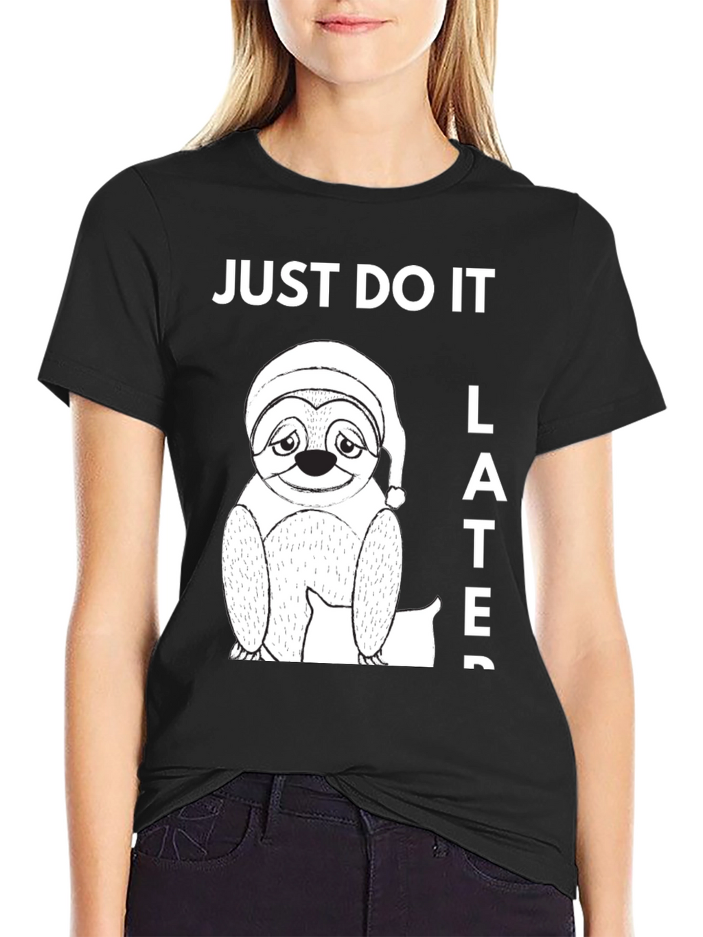 Just Do It Later Sloth Graphic Tee