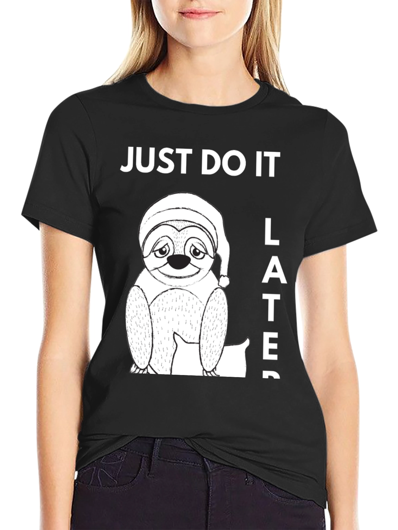 Just Do It Later Sloth Graphic Tee
