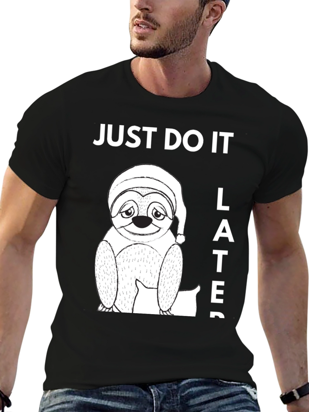 Just Do It Later Sloth Graphic Tee