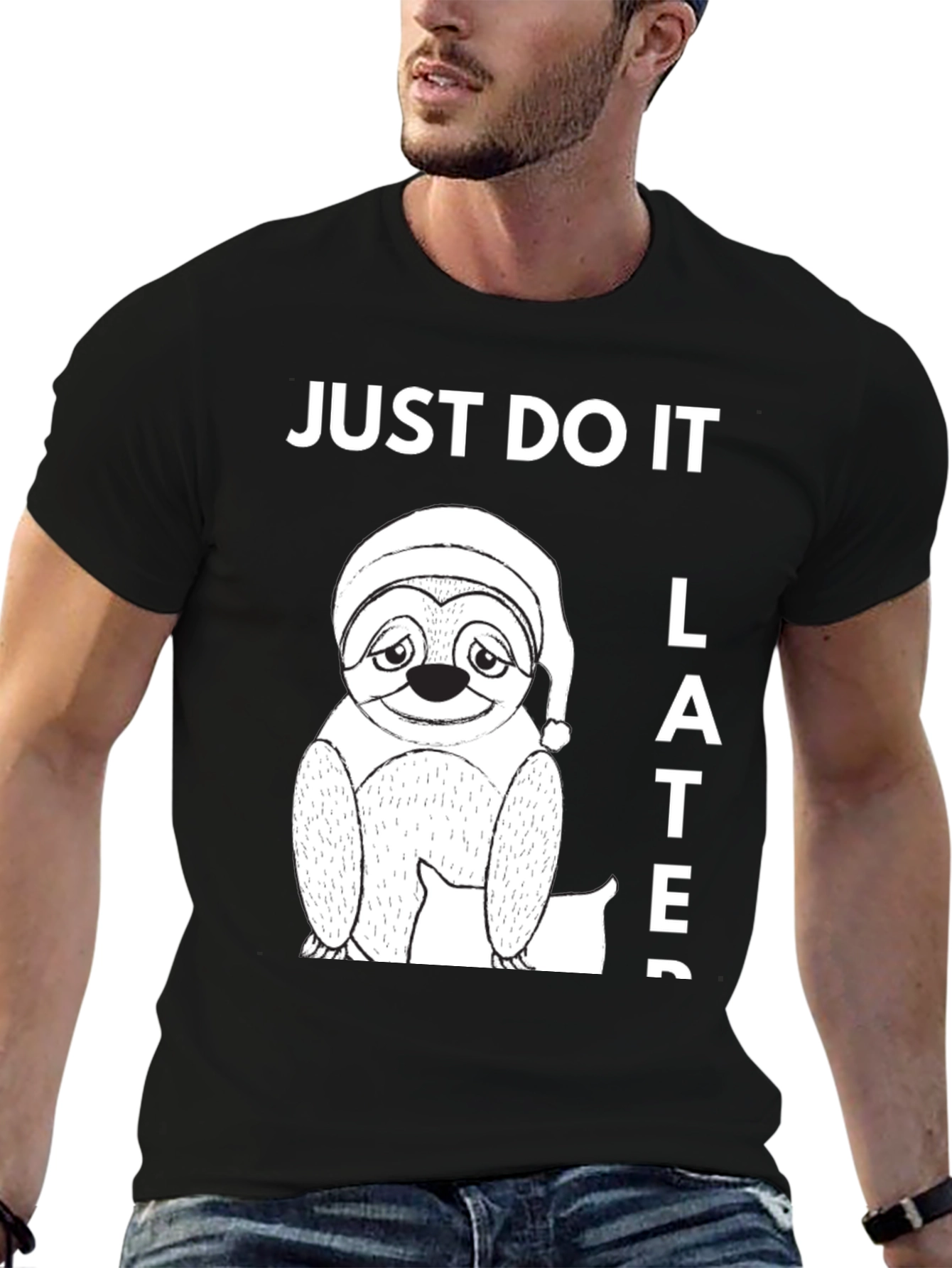 Just Do It Later Sloth Graphic Tee
