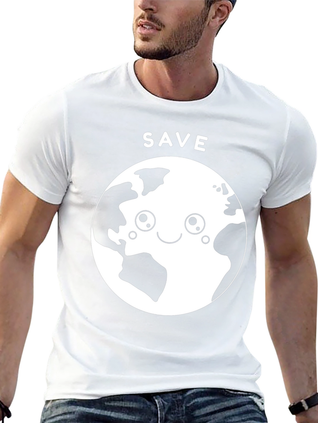 Save Earth Graphic T-Shirt - Eco Friendly