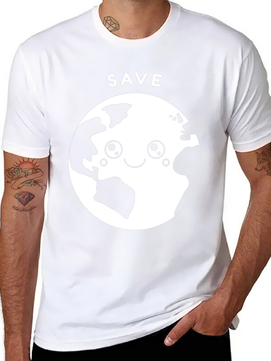 Save Earth Graphic T-Shirt - Eco Friendly