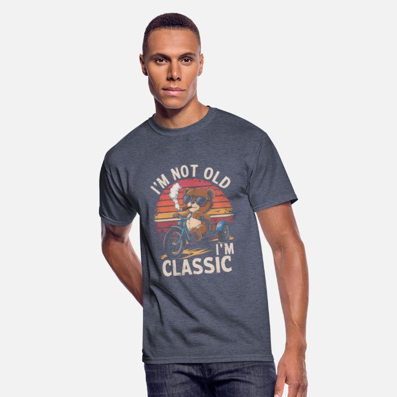 Teddy bear with sunglasses on tricycle with cigar