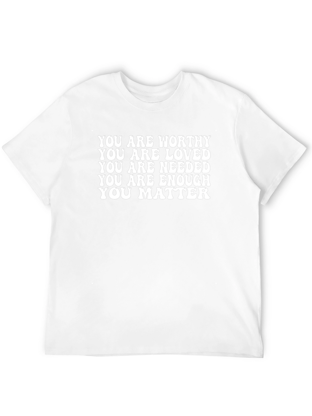 Uplifting Message Graphic Tee - You Are Worthy
