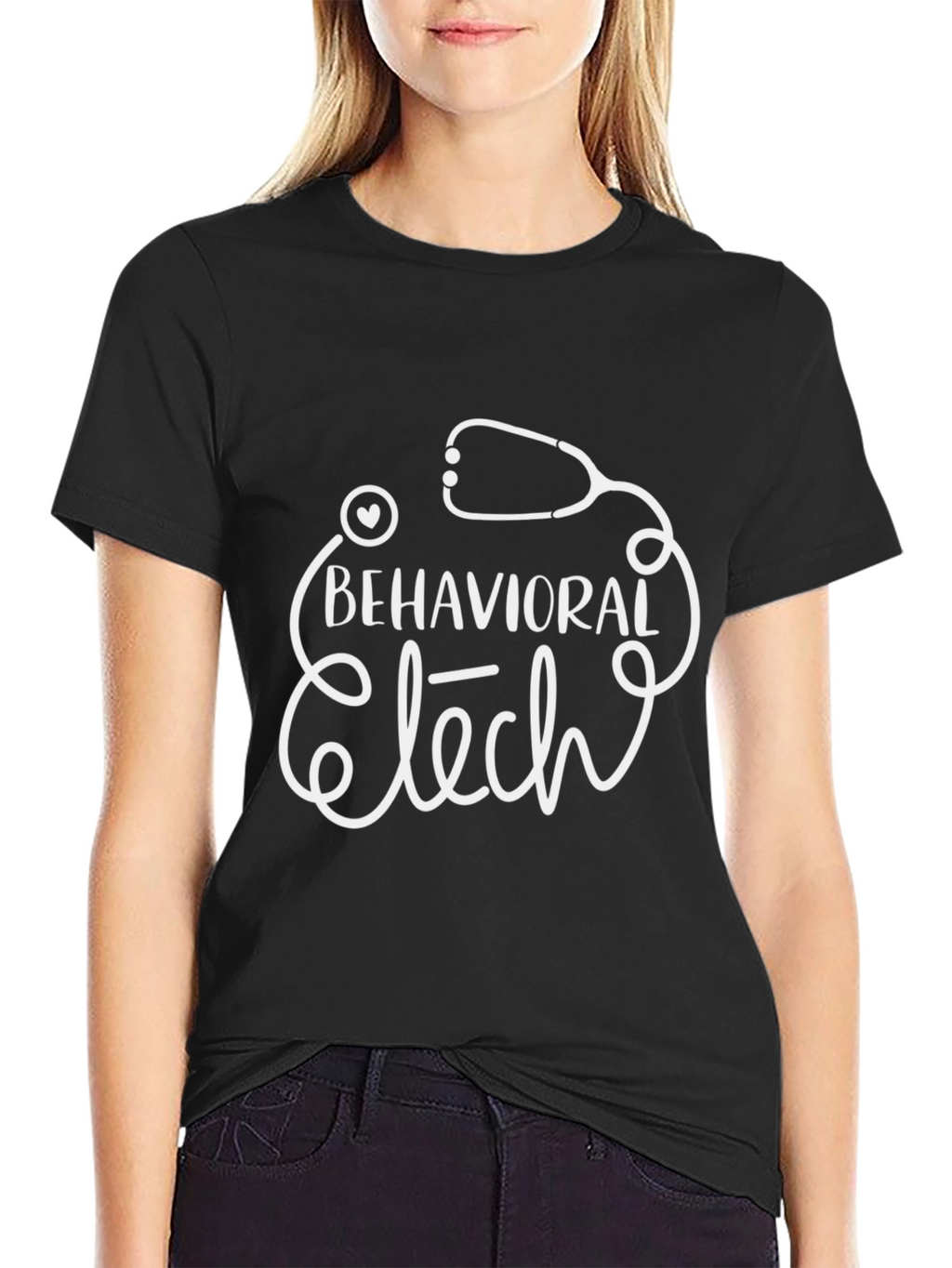 Behavioral Tech Stethoscope Graphic Tee