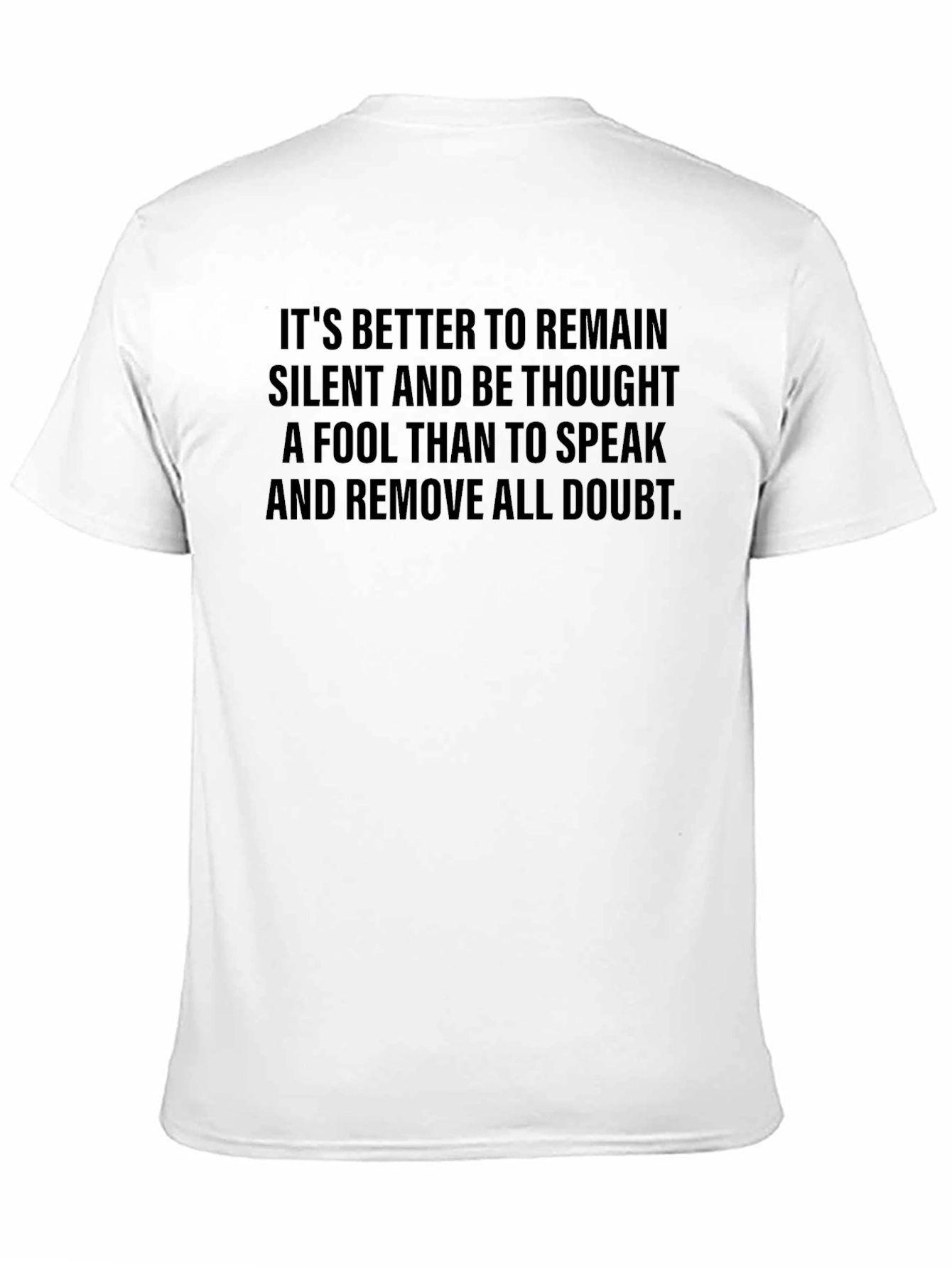 Remain Silent T-Shirt: Thoughtful Statement Tee