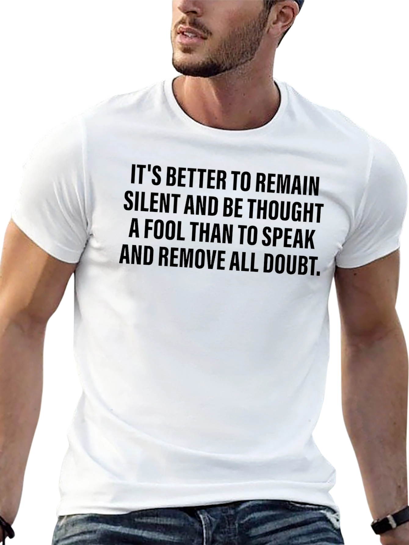 Remain Silent T-Shirt: Thoughtful Statement Tee