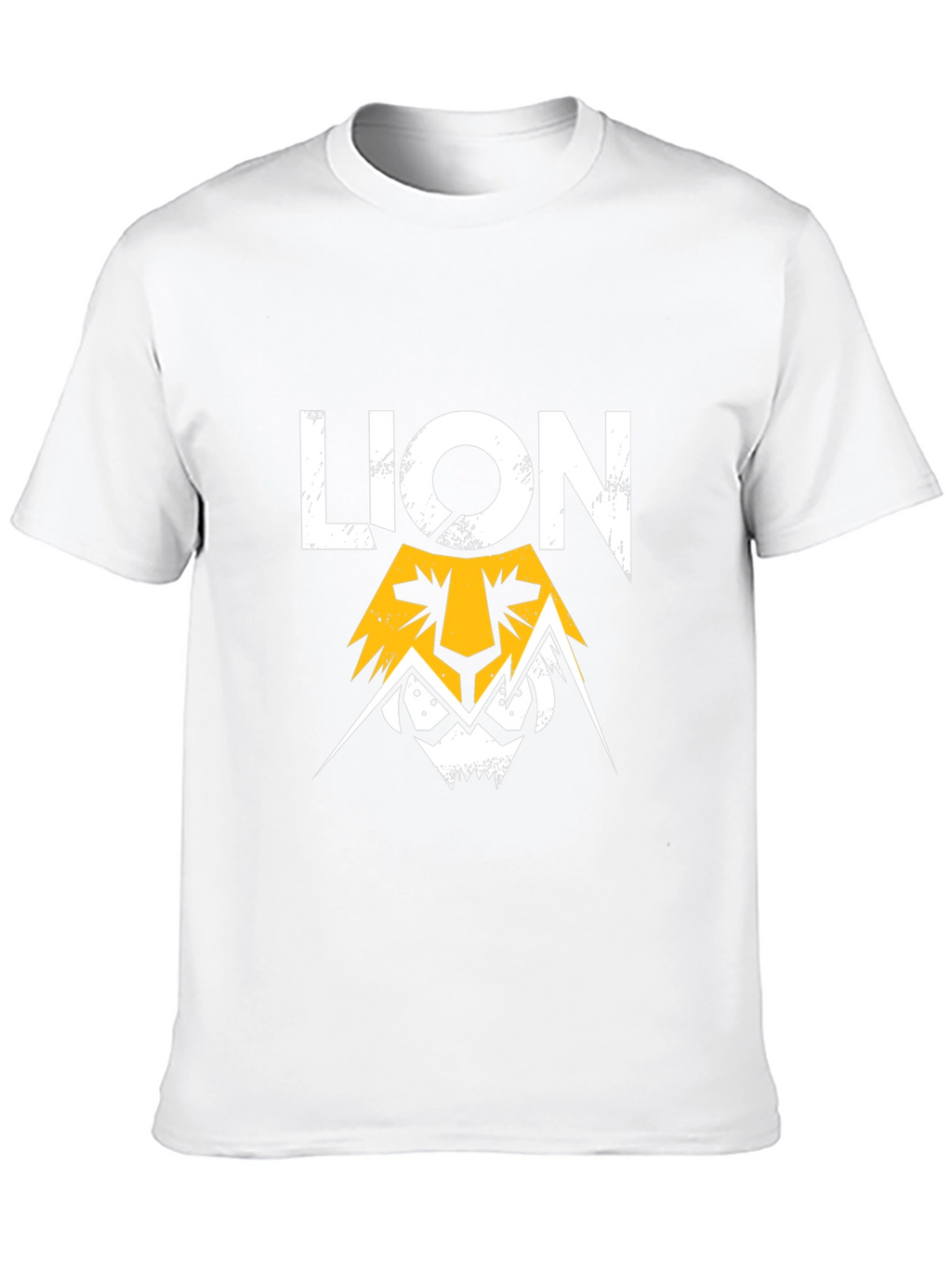Lion Graphic Print Black T-Shirt