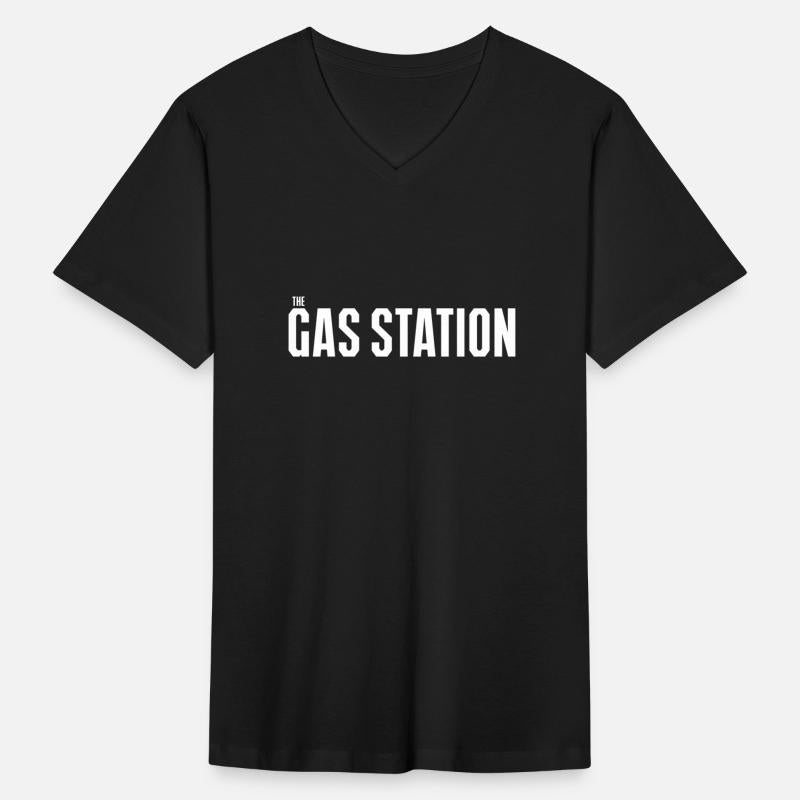 The Gas Station Logo in WHITE