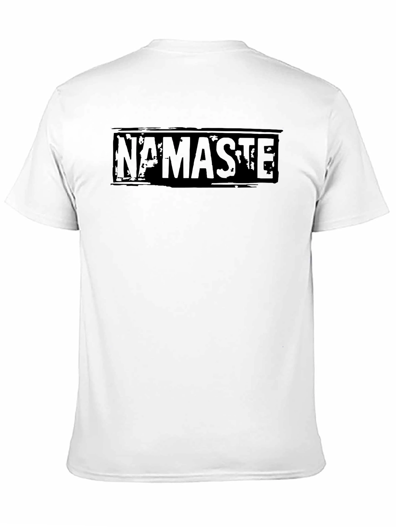 Namaste Graphic Print Black T-Shirt
