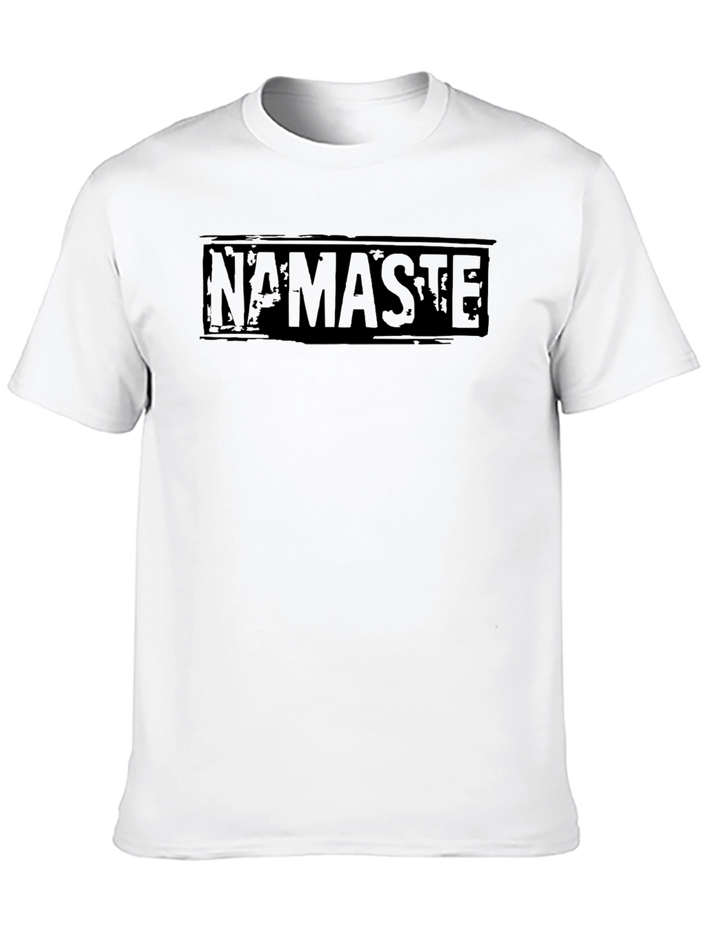 Namaste Graphic Print Black T-Shirt