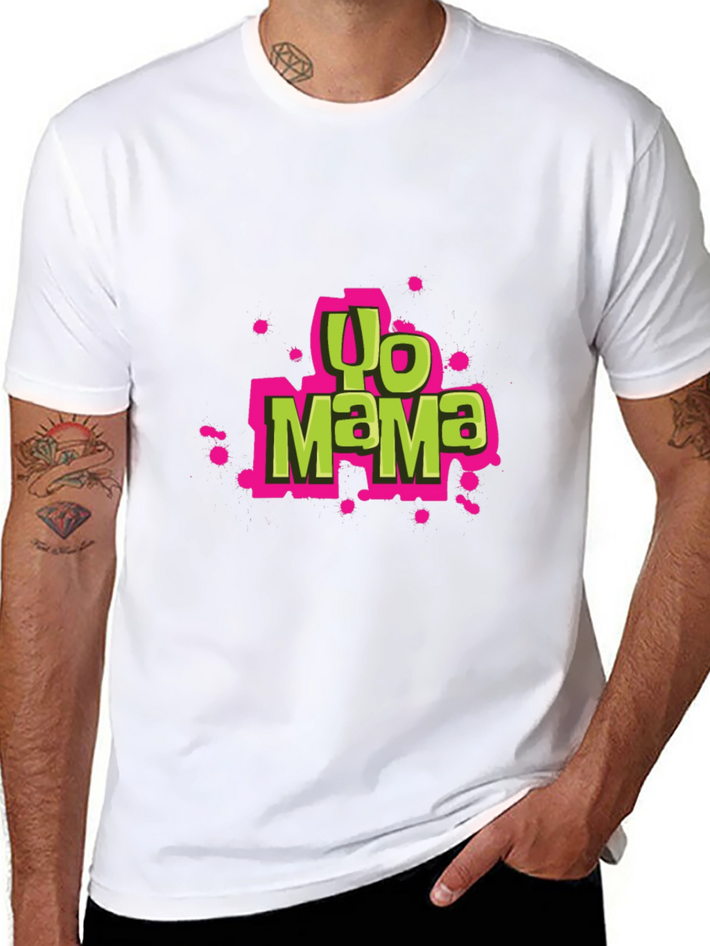 Yo Mama Graphic Tee - Black Humor T-Shirt