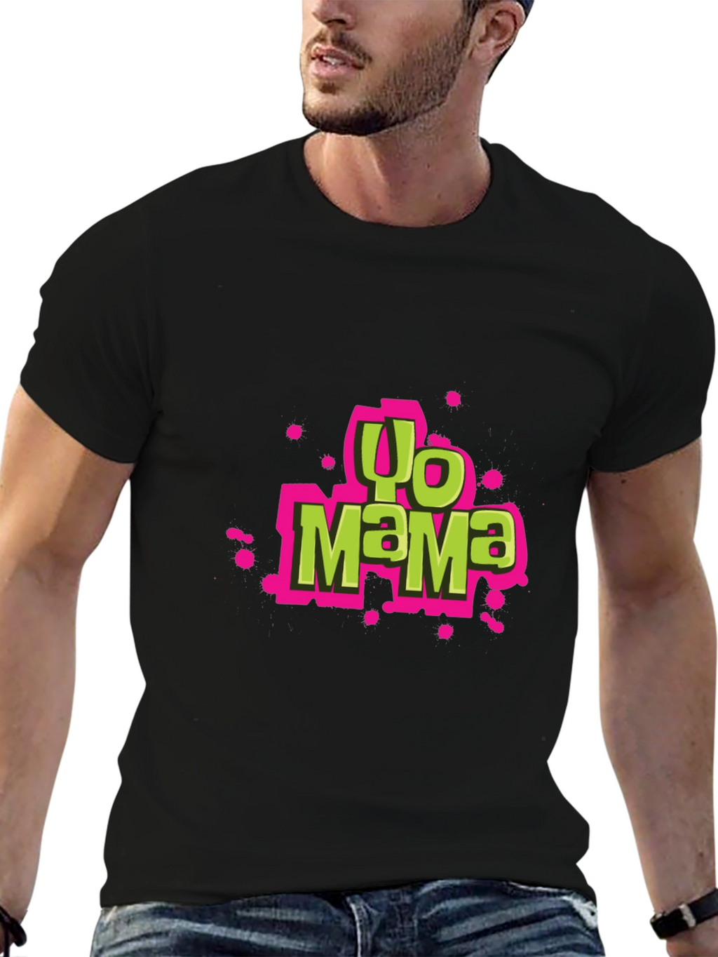 Yo Mama Graphic Tee - Black Humor T-Shirt