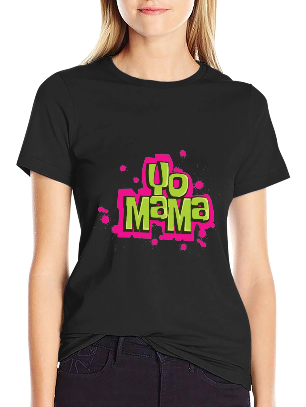 Yo Mama Graphic Tee - Black Humor T-Shirt