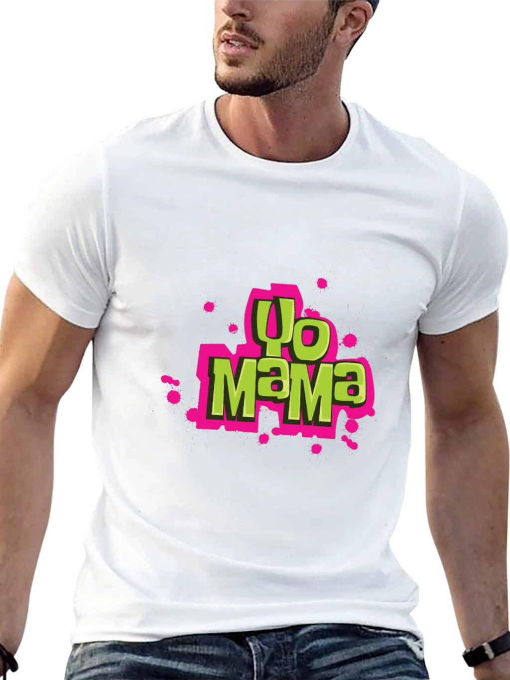 Yo Mama Graphic Tee - Black Humor T-Shirt