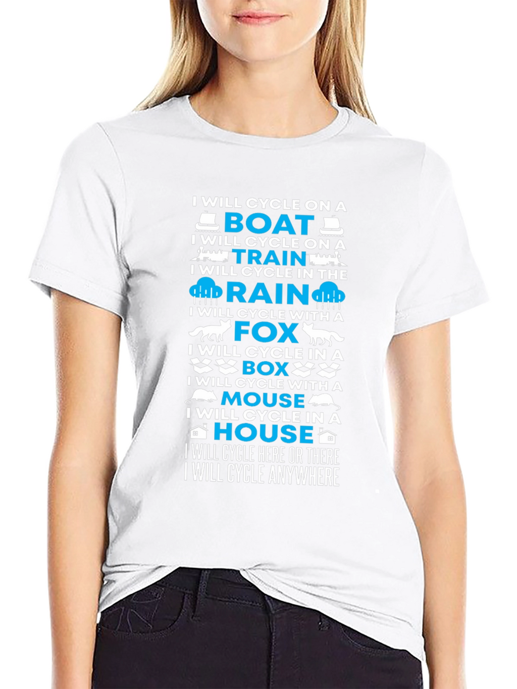 I Will Cycle Anywhere T-Shirt