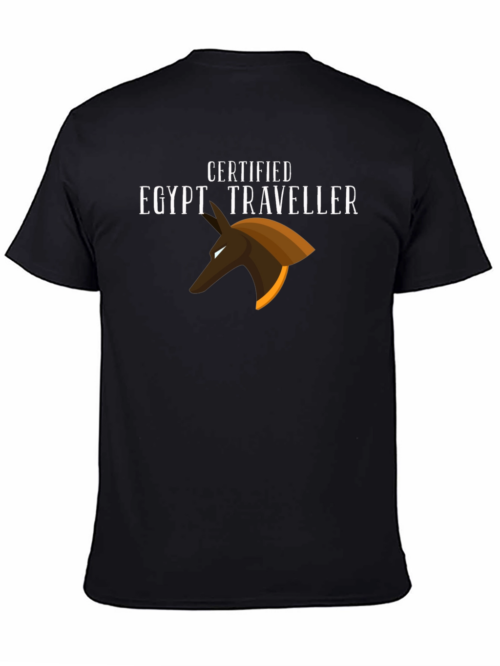 Certified Egypt Traveller Black T-Shirt