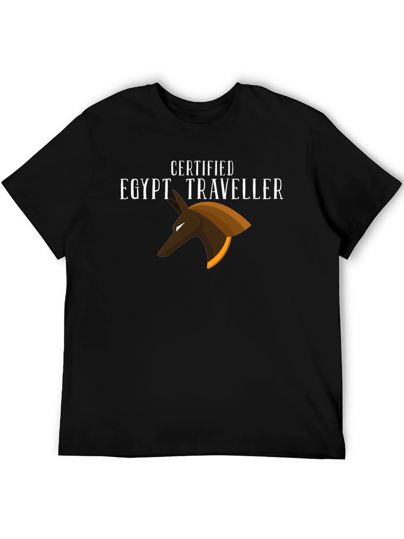 Certified Egypt Traveller Black T-Shirt