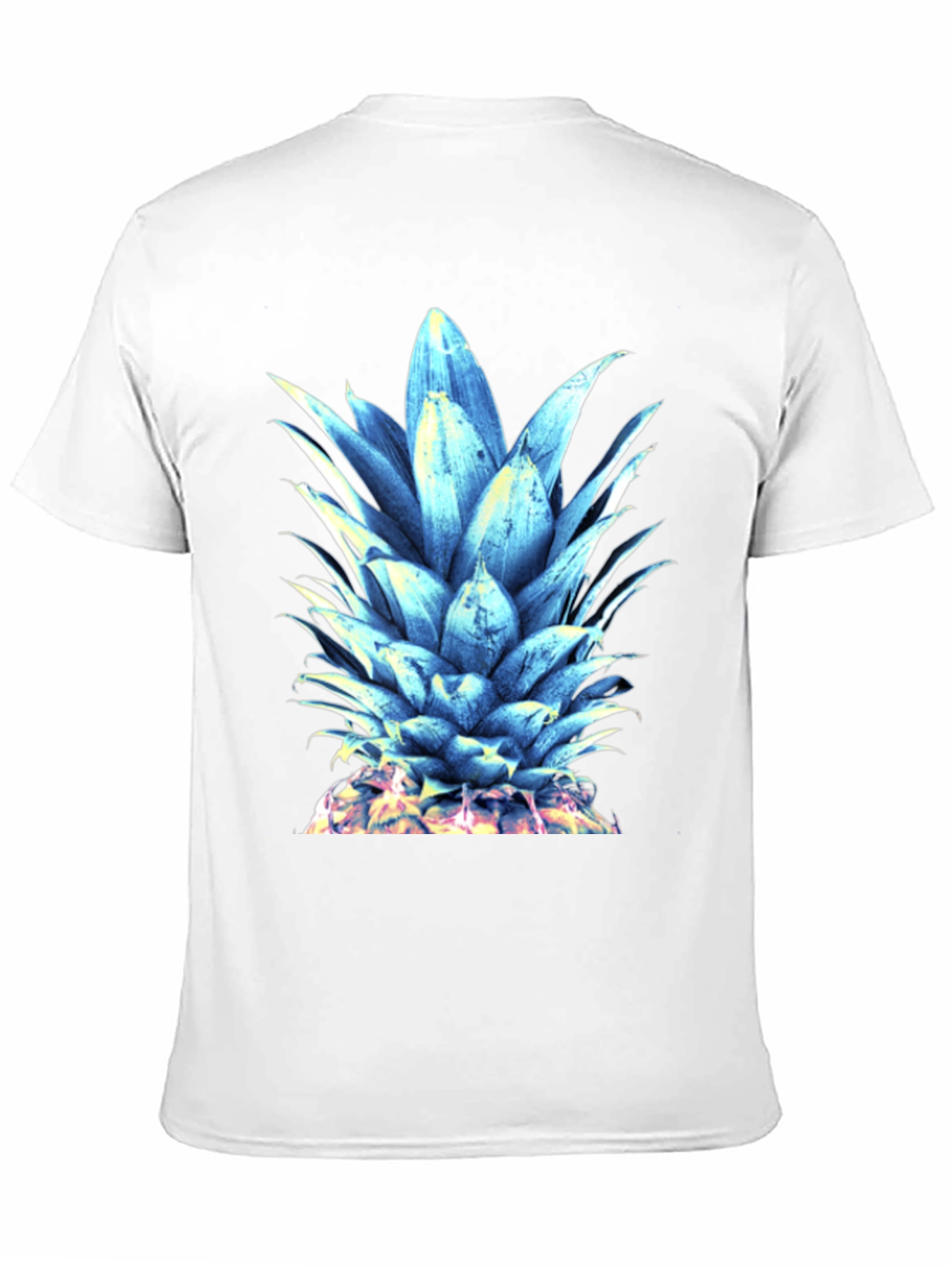 Cool Blue Pineapple Graphic T-Shirt