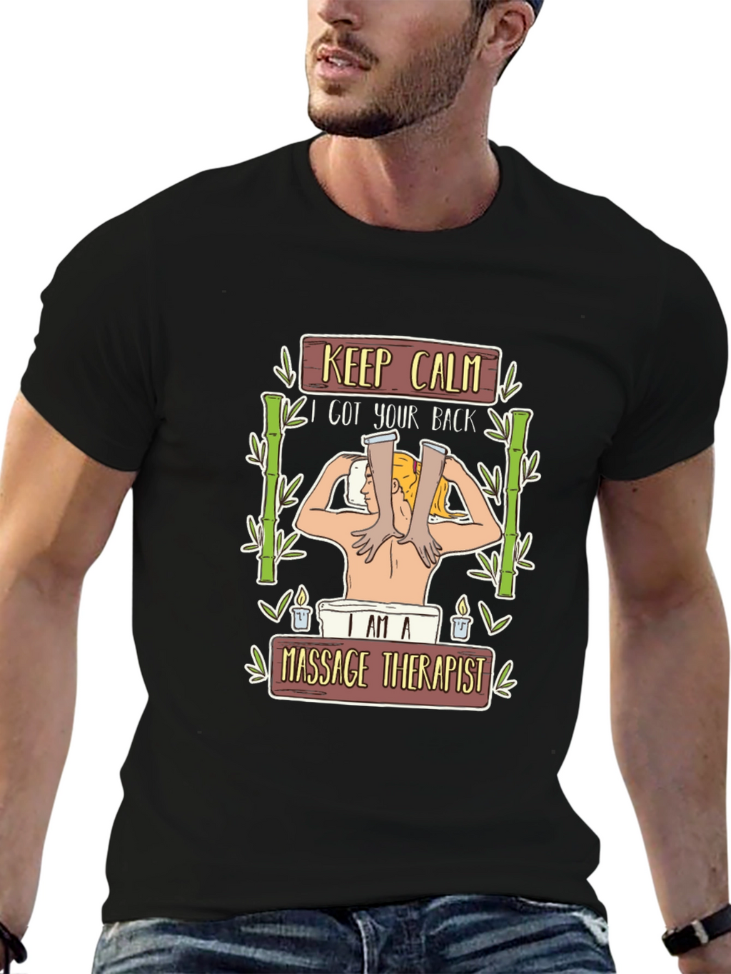 Massage Therapist T-Shirt - Relax I Got Your Back