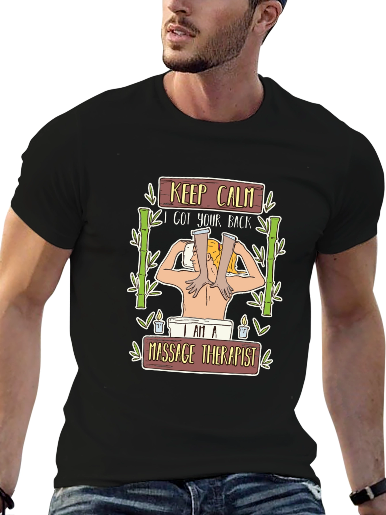 Massage Therapist T-Shirt - Relax I Got Your Back