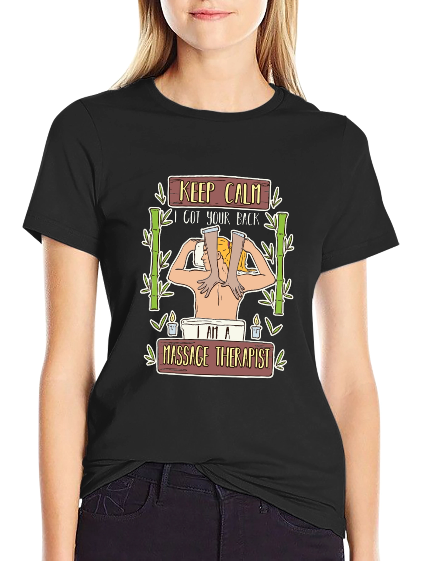 Massage Therapist T-Shirt - Relax I Got Your Back