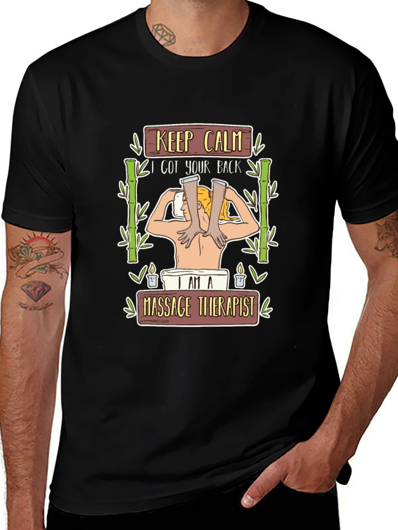 Massage Therapist T-Shirt - Relax I Got Your Back
