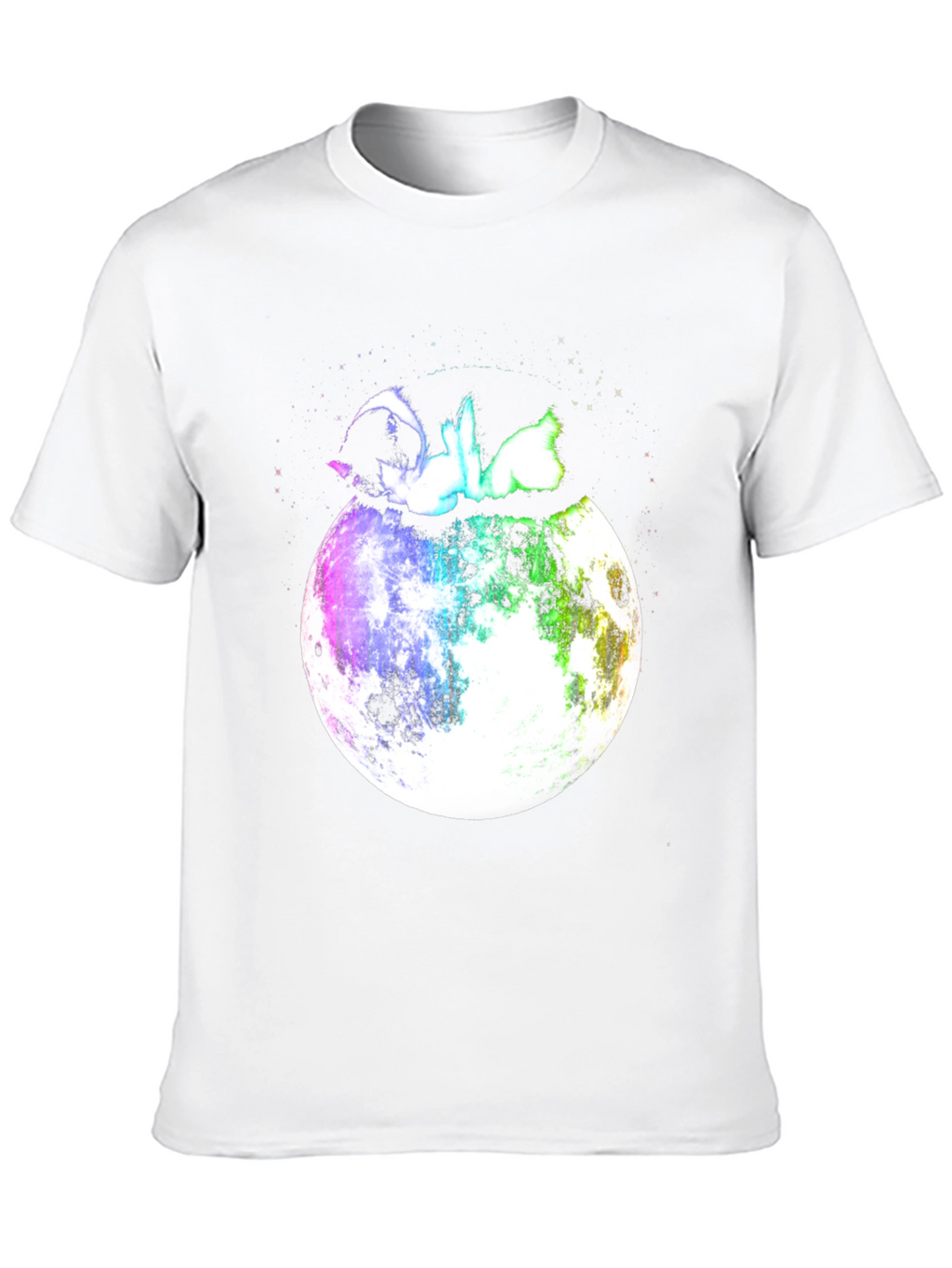 Skunk on the Moon Graphic T-Shirt