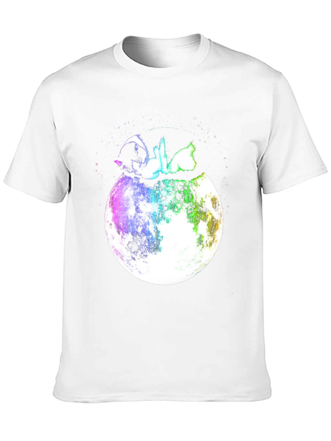 Skunk on the Moon Graphic T-Shirt
