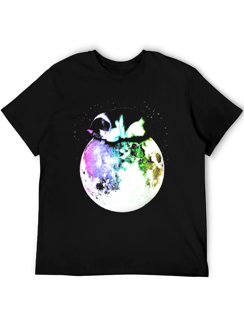 Skunk on the Moon Graphic T-Shirt