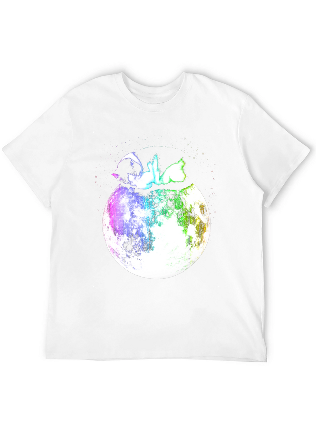 Skunk on the Moon Graphic T-Shirt