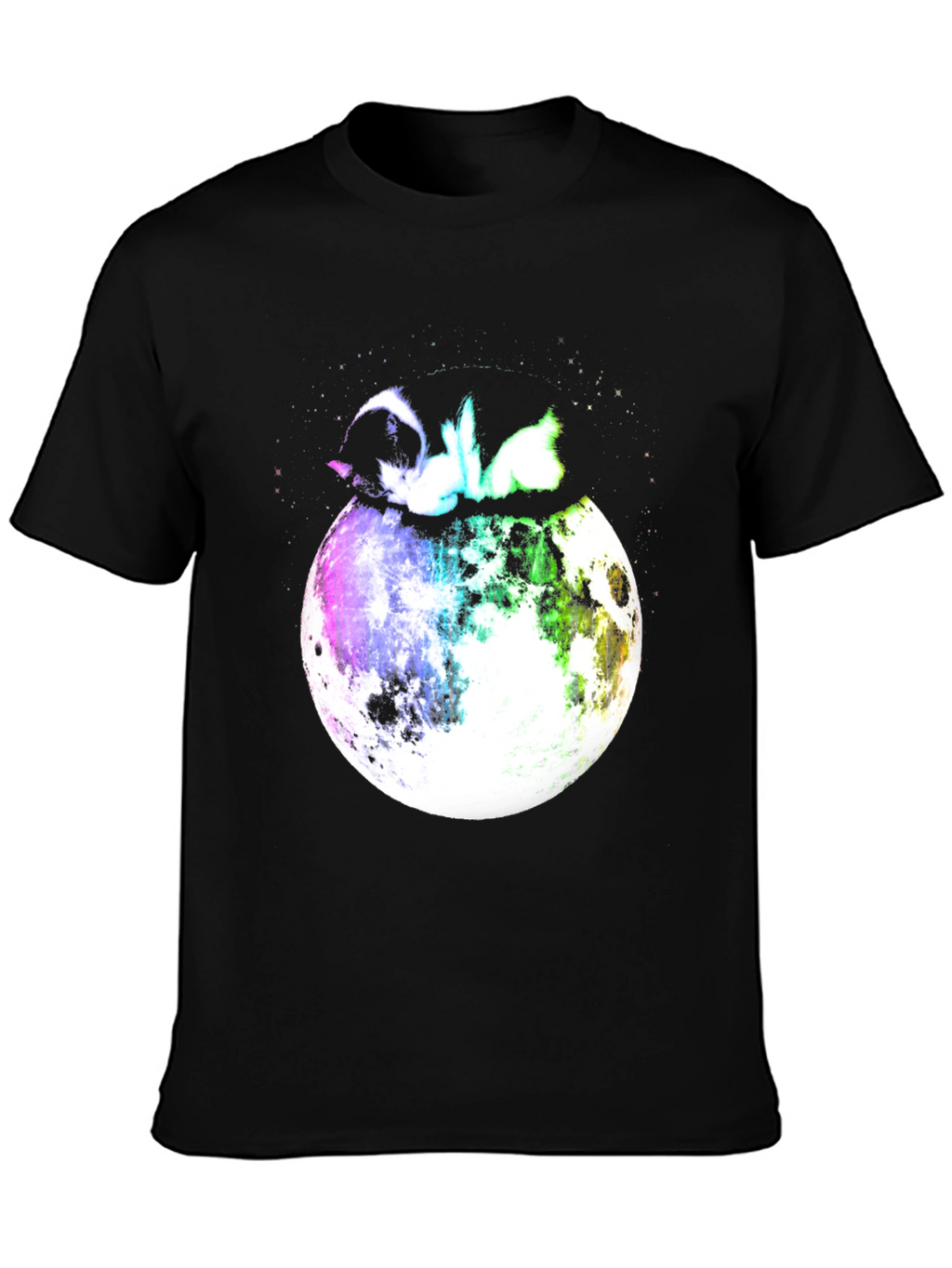 Skunk on the Moon Graphic T-Shirt